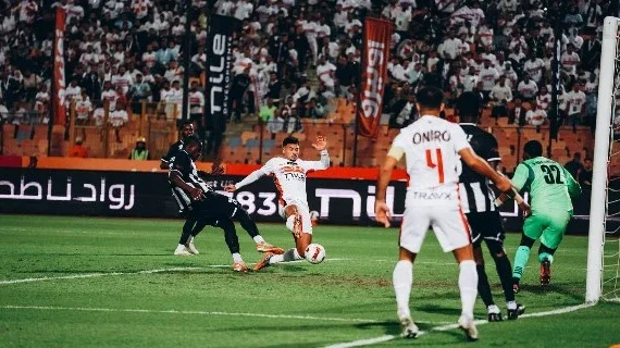 الزمالك يتقدم على الجيش الرواندي بهدف في الشوط الأول